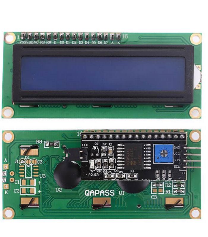 E88 Arduino 2x16 LCD Ekran (I2C Modüllü) - Görsel 1