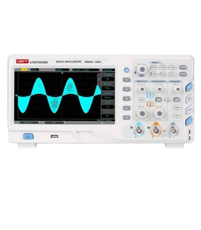 UT111 Unit UTD2102CEM 2 Kanal 100Mhz Dijital Osiloskop - Görsel 1